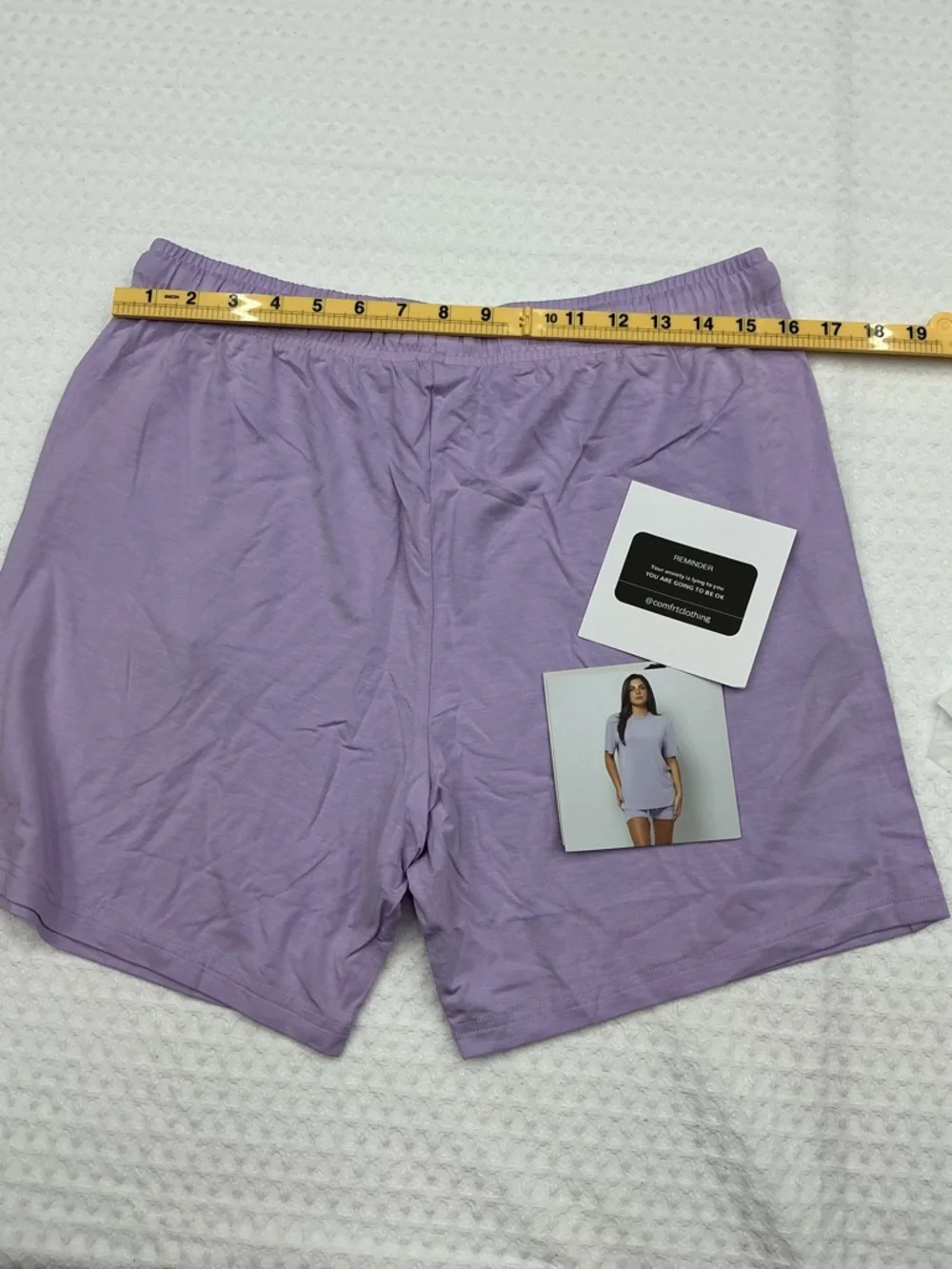 Comftr Lavender Athletic Shorts for Women - Picture 5 of 7